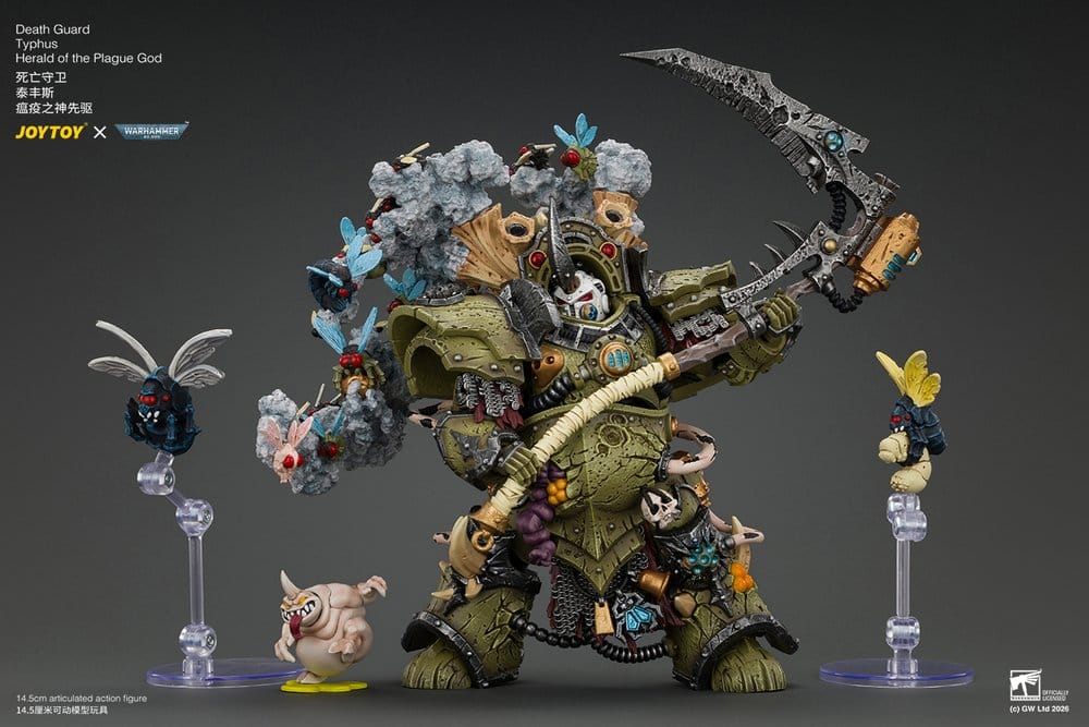 Warhammer Actionfigur Death Guard Typhus Herald of the Plague God 15 cm - Preorder - ETA: 25.03.2027