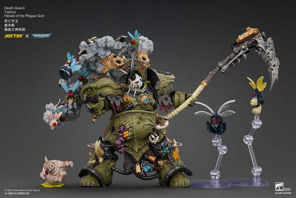Warhammer Actionfigur Death Guard Typhus Herald of the Plague God 15 cm - Preorder - ETA: 25.03.2027