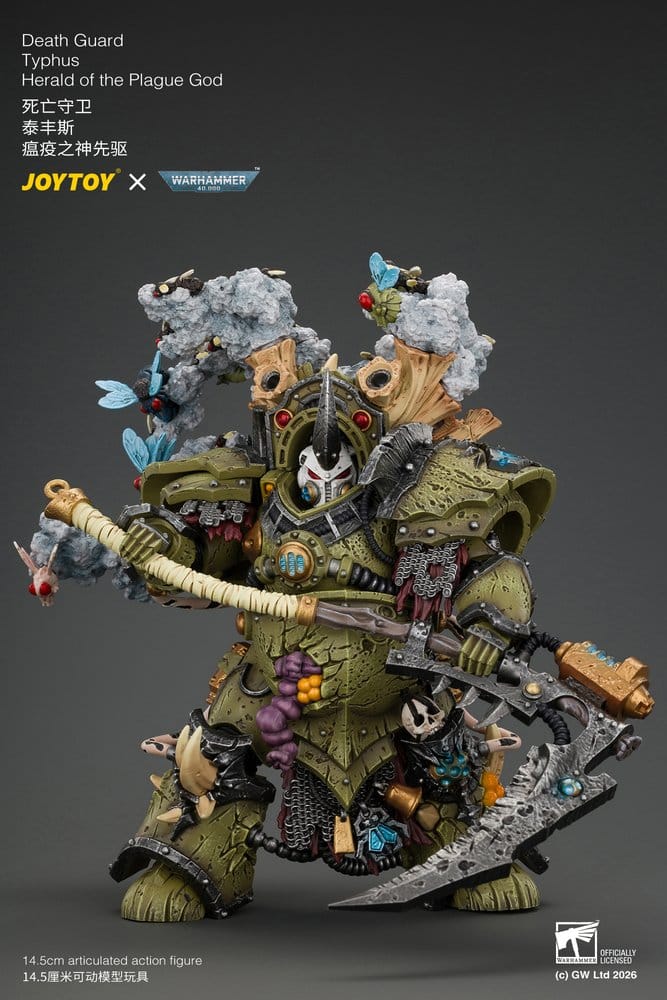 Warhammer Actionfigur Death Guard Typhus Herald of the Plague God 15 cm - Preorder - ETA: 25.03.2027