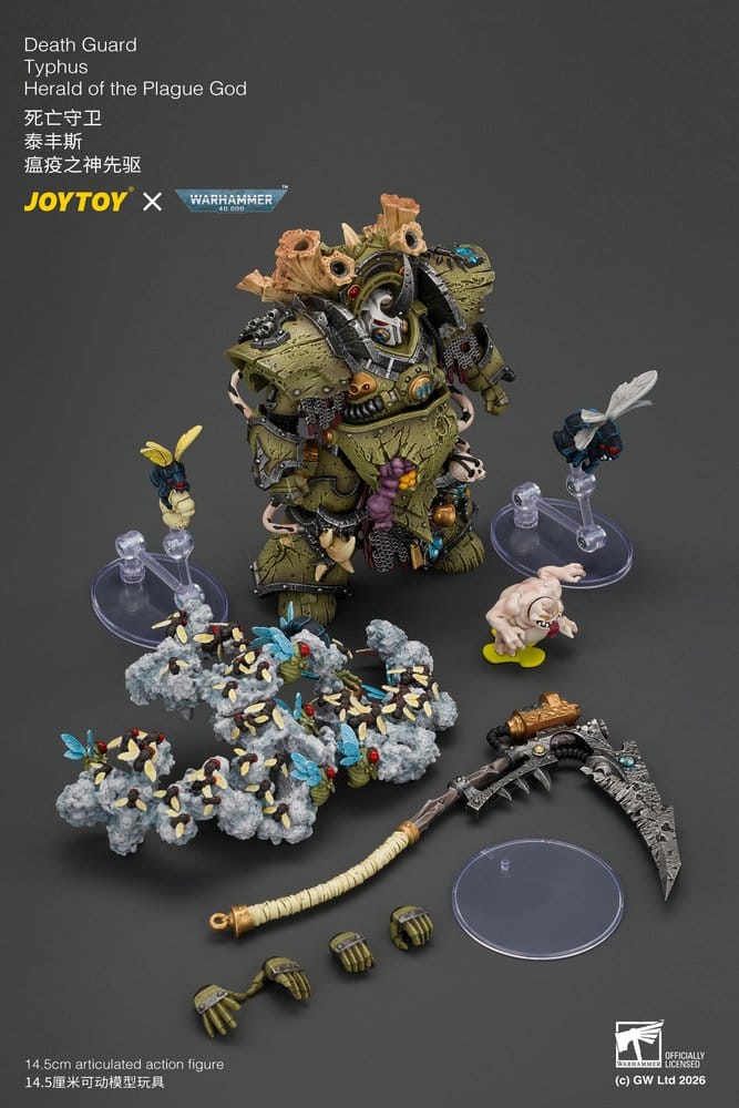 Warhammer Actionfigur Death Guard Typhus Herald of the Plague God 15 cm - Preorder - ETA: 25.03.2027
