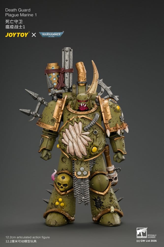 Warhammer Actionfigur Death Guard Plague Marine 1 12 cm - Preorder - ETA: 25.03.2027
