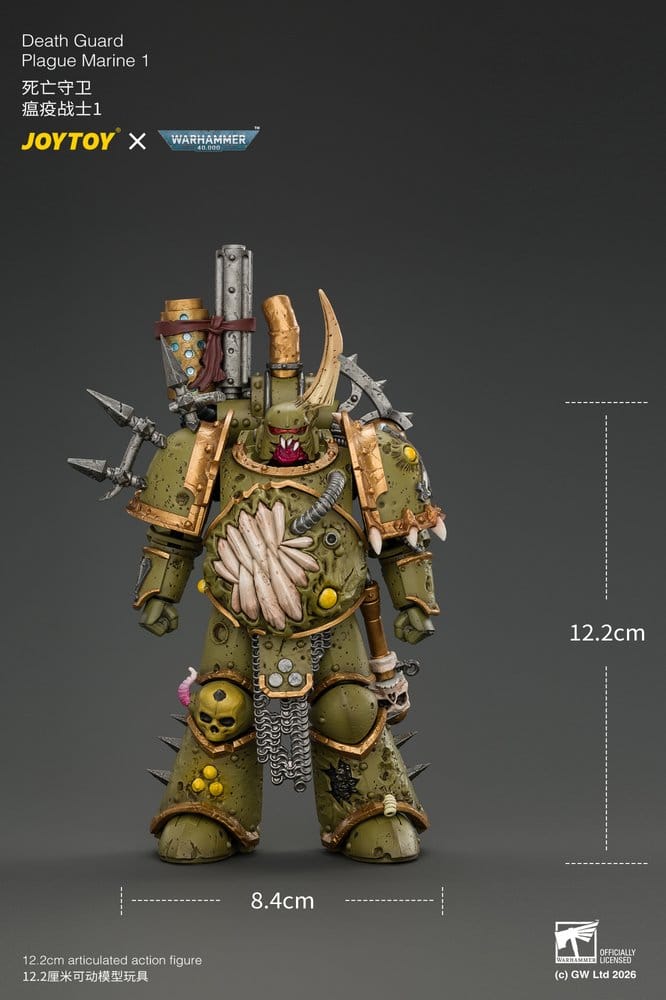 Warhammer Actionfigur Death Guard Plague Marine 1 12 cm - Preorder - ETA: 25.03.2027