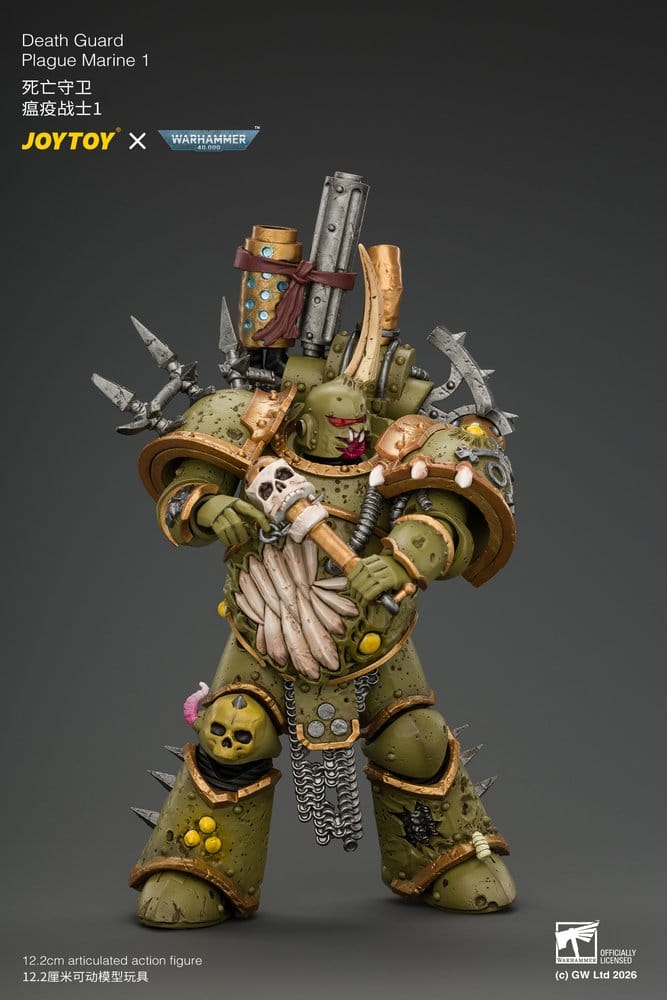 Warhammer Actionfigur Death Guard Plague Marine 1 12 cm - Preorder - ETA: 25.03.2027