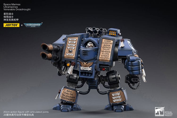 Warhammer 40k Actionfigur 1/18 Space Marines Ultramarines Venerable Dreadnought 19 cm - Versand: 5-7 Tage nach Bestellung