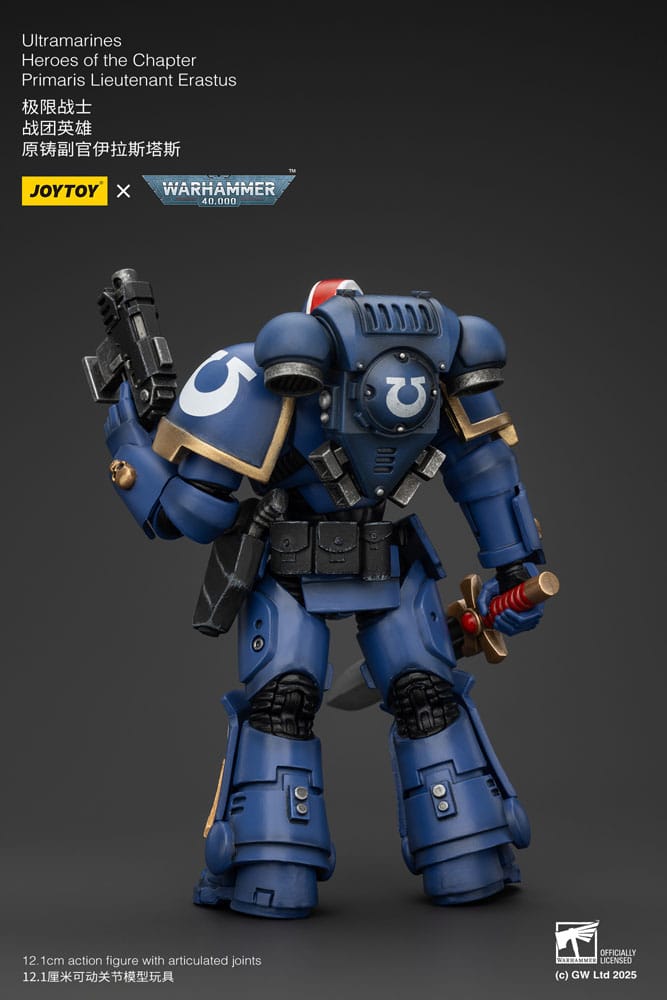 Warhammer 40k Actionfigur 1/18 Ultramarines Heroes of the Chapter Primaris Lieutenant Erastus 20 cm - Preorder - ETA: 08.09.2025