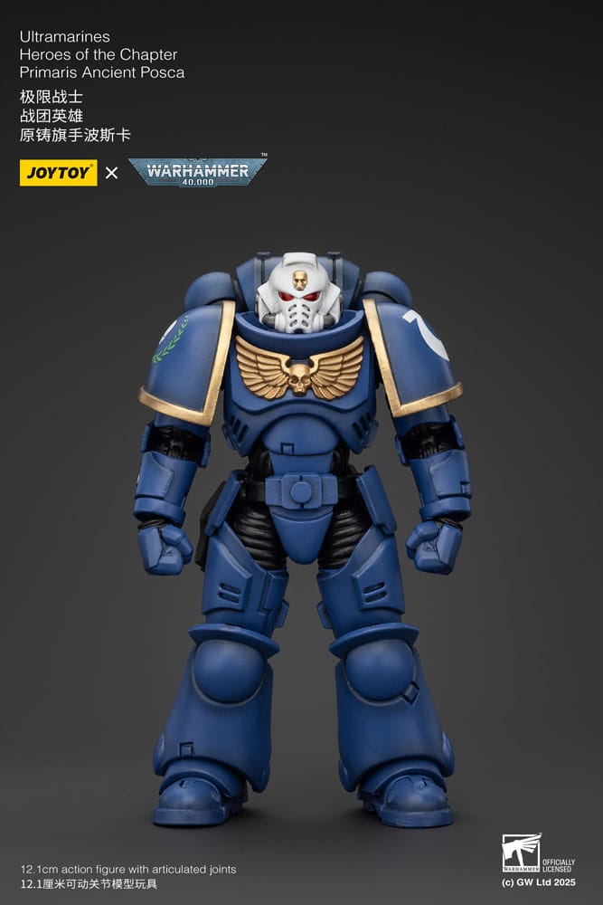Warhammer 40k Actionfigur 1/18 Ultramarines Heroes of the Chapter Primaris Ancient Posca 20 cm - Preorder - ETA: 08.09.2025