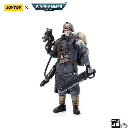 Warhammer 40k Actionfigur 1/18 Death Korps of Krieg Veteran Squad Sergeant 10 cm  - Preorder - ETA: 20.11.2025