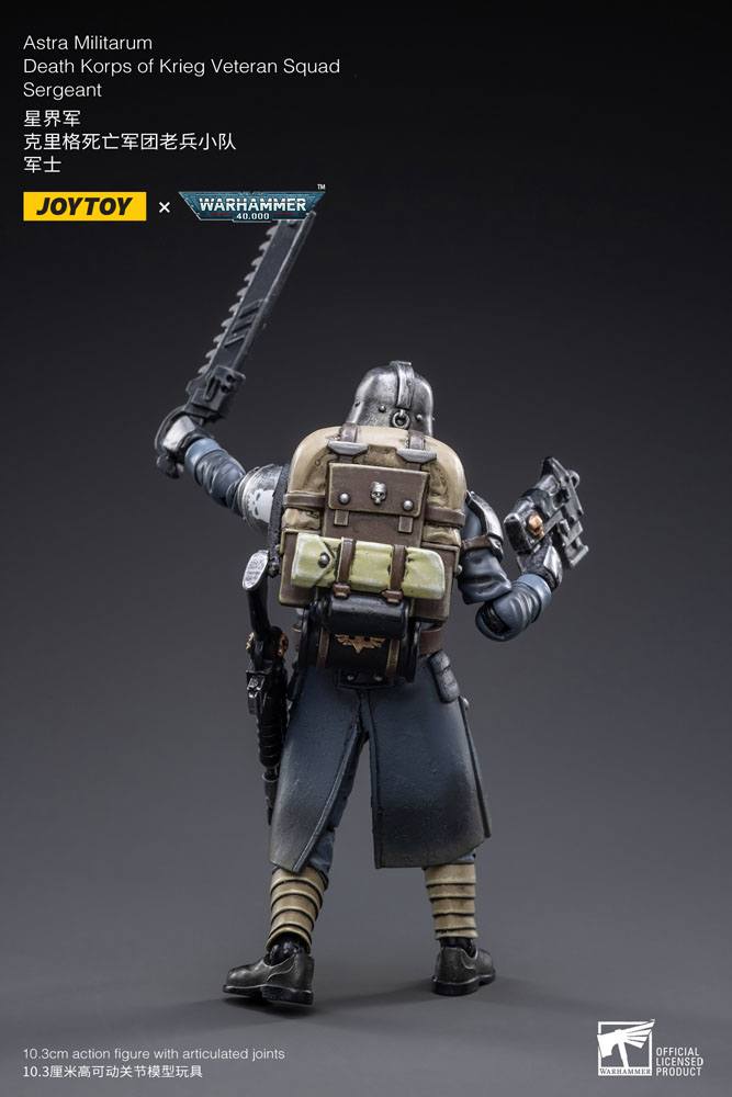 Warhammer 40k Actionfigur 1/18 Death Korps of Krieg Veteran Squad Sergeant 10 cm  - Preorder - ETA: 20.11.2025