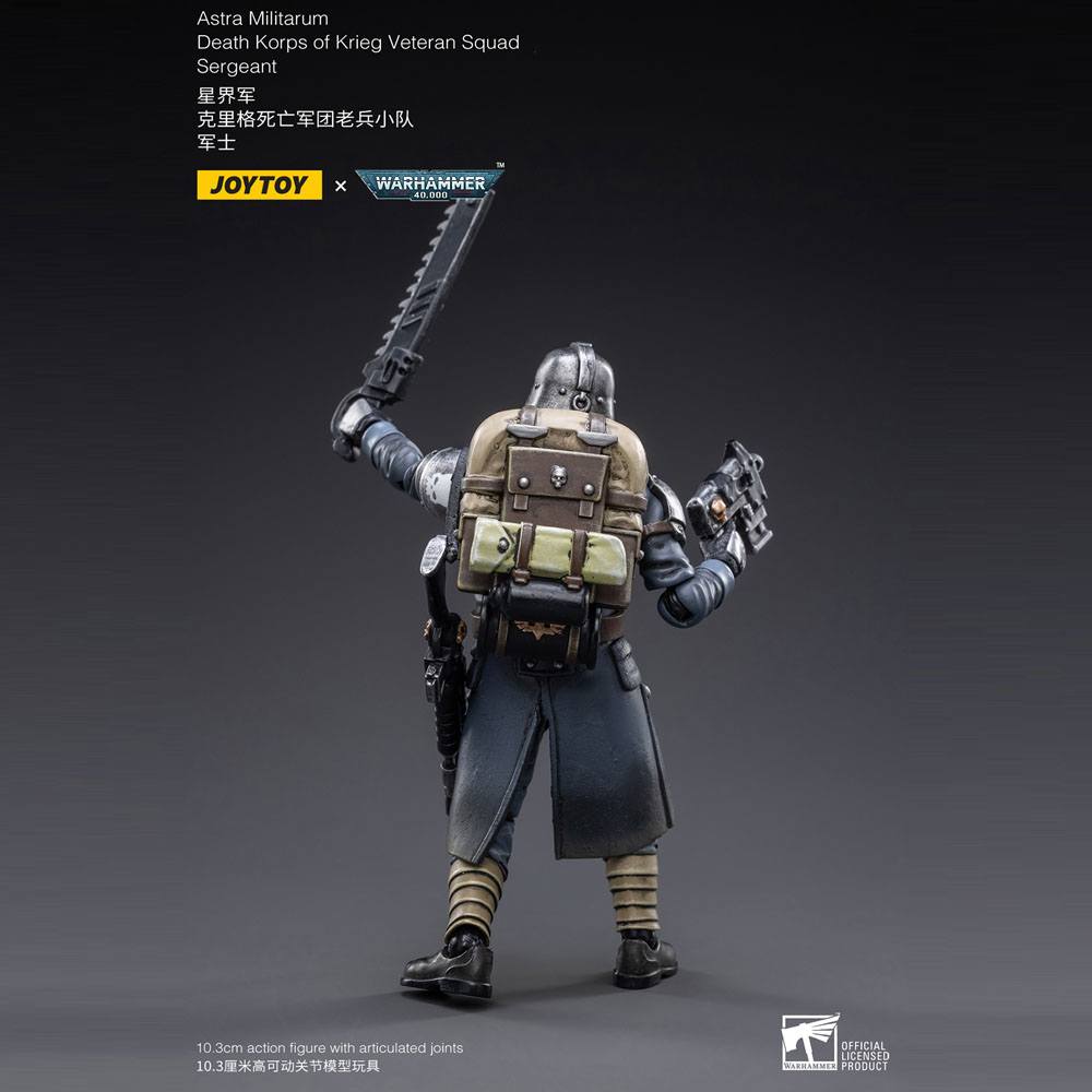 Warhammer 40k Actionfigur 1/18 Death Korps of Krieg Veteran Squad Sergeant 10 cm  - Preorder - ETA: 20.11.2025