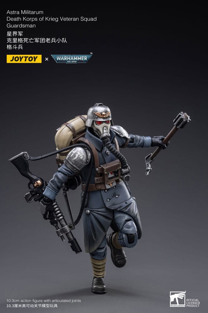 Warhammer 40k Actionfigur 1/18 Astra MilitarumDeath Korps of Krieg Veteran Squad Guardsman 11 cm      - Preorder - ETA: 25.09.2026
