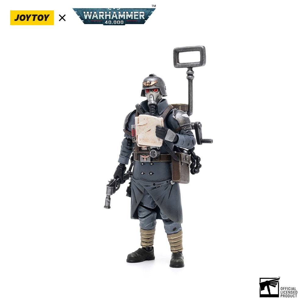 Warhammer 40k Actionfigur 1/18 Death Korps of Krieg Veteran Squad Guardsman Communications Specialist 10 cm - Preorder - ETA: 25.09.2026