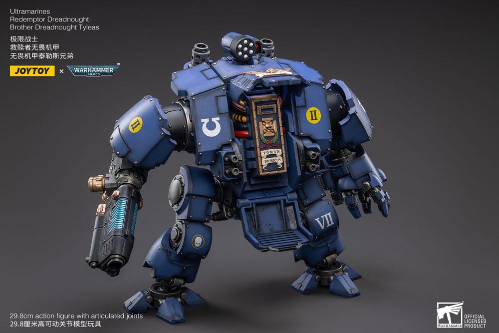 Warhammer 40,000 Actionfigur 1/18 Ultramarines Redemptor Dreadnought Brother Dreadnought Tyleas 30 cm Reproduktion - Preorder - ETA: 01.09.2026