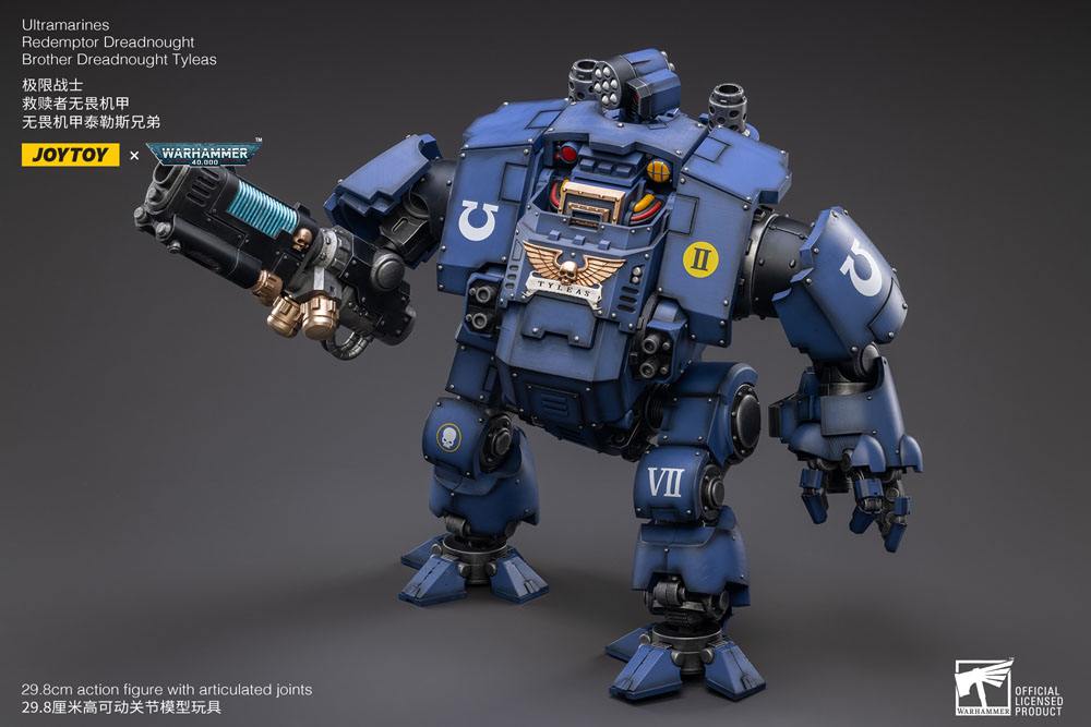Warhammer 40,000 Actionfigur 1/18 Ultramarines Redemptor Dreadnought Brother Dreadnought Tyleas 30 cm Reproduktion - Preorder - ETA: 01.09.2026