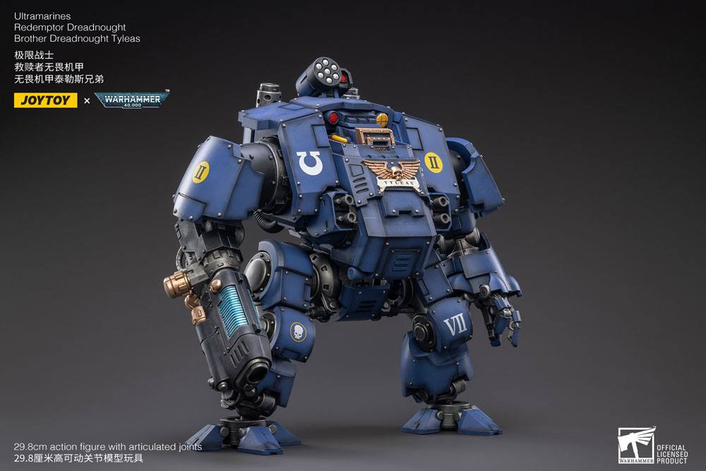 Warhammer 40,000 Actionfigur 1/18 Ultramarines Redemptor Dreadnought Brother Dreadnought Tyleas 30 cm Reproduktion - Preorder - ETA: 01.09.2026
