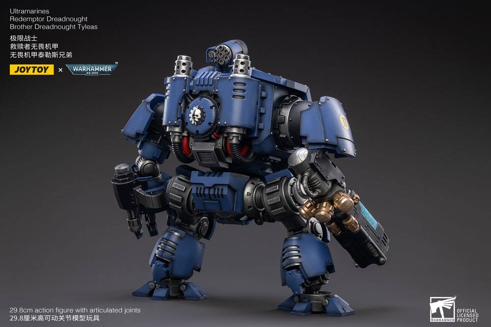 Warhammer 40,000 Actionfigur 1/18 Ultramarines Redemptor Dreadnought Brother Dreadnought Tyleas 30 cm Reproduktion - Preorder - ETA: 01.09.2026
