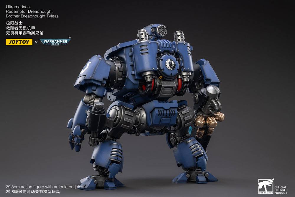 Warhammer 40,000 Actionfigur 1/18 Ultramarines Redemptor Dreadnought Brother Dreadnought Tyleas 30 cm Reproduktion - Preorder - ETA: 01.09.2026