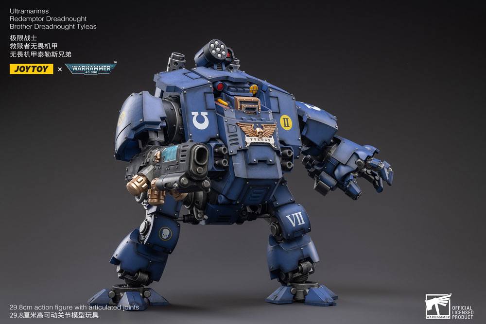 Warhammer 40,000 Actionfigur 1/18 Ultramarines Redemptor Dreadnought Brother Dreadnought Tyleas 30 cm Reproduktion - Preorder - ETA: 01.09.2026