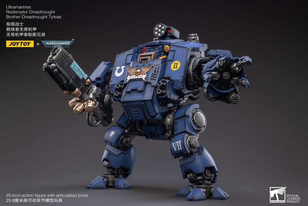 Warhammer 40,000 Actionfigur 1/18 Ultramarines Redemptor Dreadnought Brother Dreadnought Tyleas 30 cm Reproduktion - Preorder - ETA: 01.09.2026
