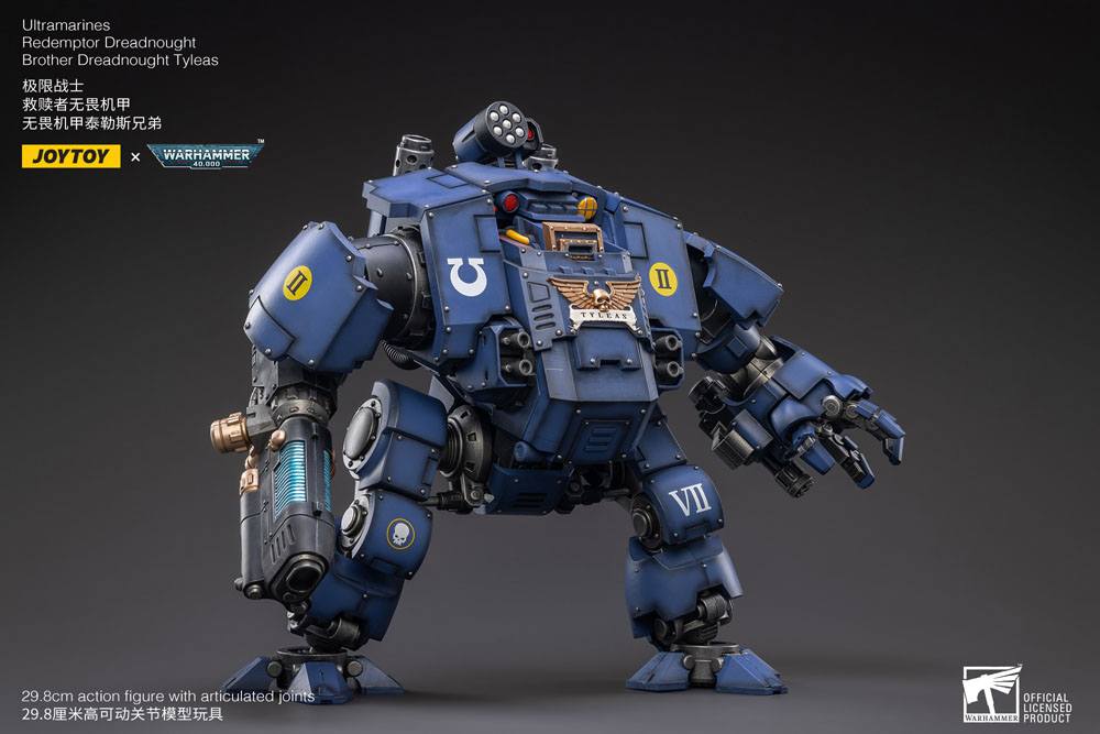 Warhammer 40,000 Actionfigur 1/18 Ultramarines Redemptor Dreadnought Brother Dreadnought Tyleas 30 cm Reproduktion - Preorder - ETA: 01.09.2026
