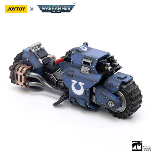 Warhammer 40k Fahrzeug 1/18 Ultramarines Outrider Bike 22 cm  - Preorder - ETA: 25.03.2026