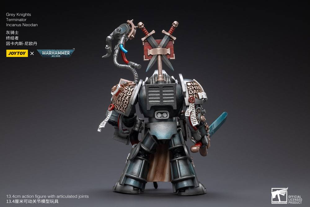 Warhammer 40k Actionfigur 1/18 Grey Knights Terminator Incanus Neodan 13 cm - Preorder - ETA: 25.10.2026