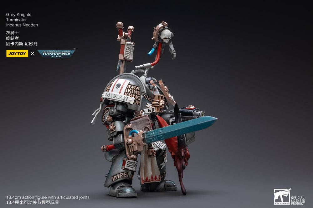 Warhammer 40k Actionfigur 1/18 Grey Knights Terminator Incanus Neodan 13 cm - Preorder - ETA: 25.10.2026