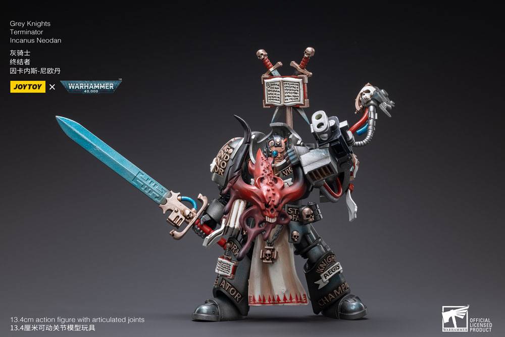 Warhammer 40k Actionfigur 1/18 Grey Knights Terminator Incanus Neodan 13 cm - Preorder - ETA: 25.10.2026