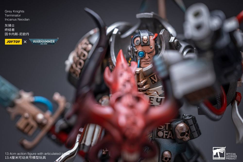Warhammer 40k Actionfigur 1/18 Grey Knights Terminator Incanus Neodan 13 cm - Preorder - ETA: 25.10.2026