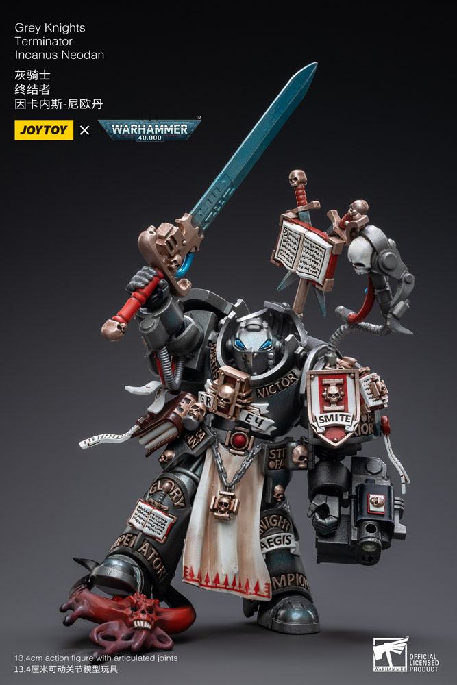 Warhammer 40k Actionfigur 1/18 Grey Knights Terminator Incanus Neodan 13 cm - Preorder - ETA: 25.10.2026
