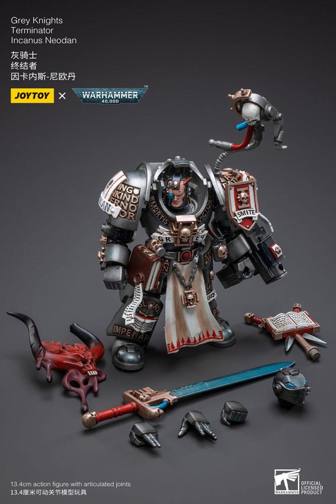 Warhammer 40k Actionfigur 1/18 Grey Knights Terminator Incanus Neodan 13 cm - Preorder - ETA: 25.10.2026