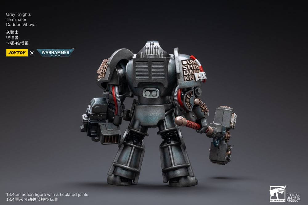 Warhammer 40k Actionfigur 1/18 Grey Knights Terminator Caddon Vibova 13 cm - Versand: 5-7 Tage nach Bestellung