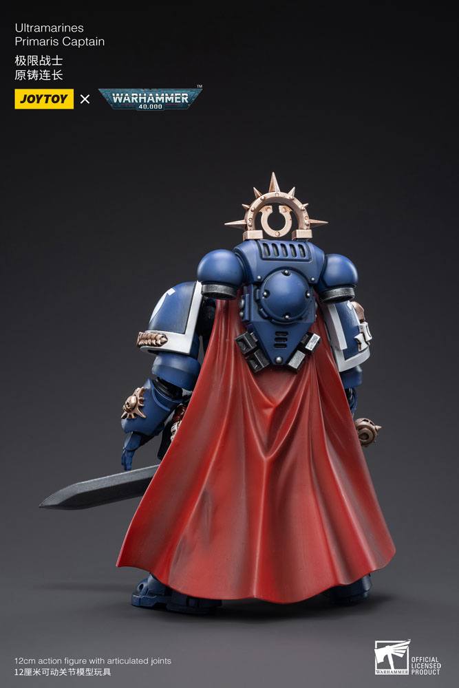 Warhammer 40k Actionfigur 1/18 Ultramarines Primaris Captain 12 cm - Preorder - ETA: 19.12.2025
