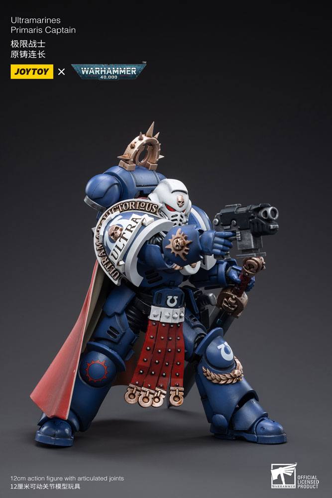 Warhammer 40k Actionfigur 1/18 Ultramarines Primaris Captain 12 cm - Preorder - ETA: 19.12.2025