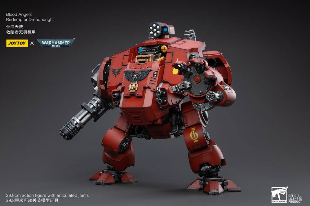 Warhammer 40k Actionfigur 1/18 Blood Angels Redemptor Dreadnought 30 cm - Preorder - ETA: 26.01.2026