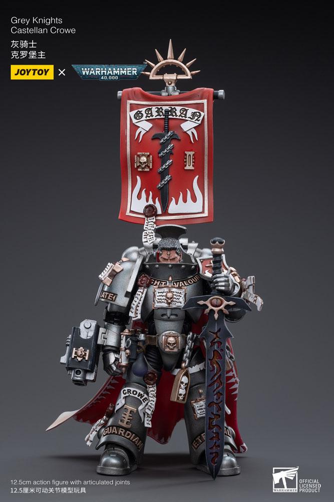Warhammer 40k Actionfigur 1/18 Grey Knights Castellan Crowe 12 cm - Preorder - ETA: 25.10.2026