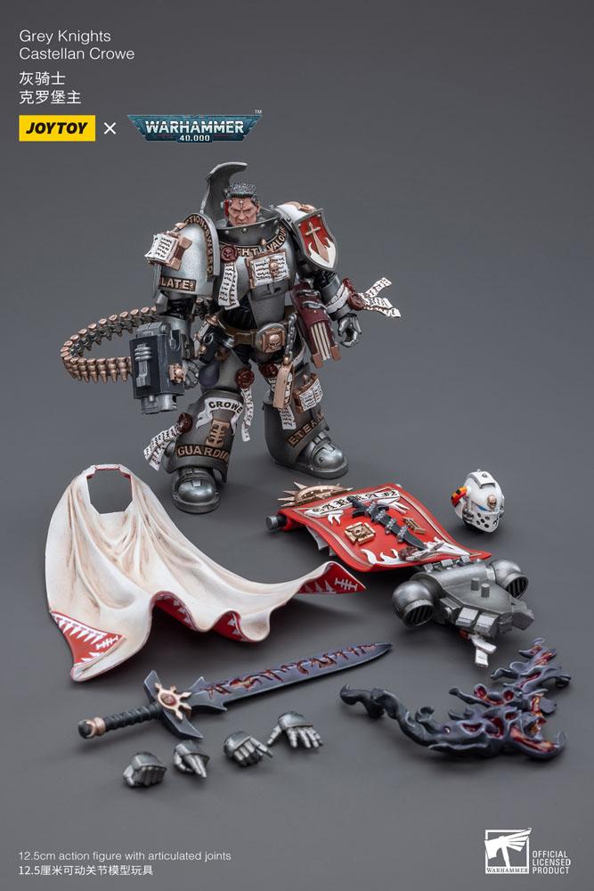Warhammer 40k Actionfigur 1/18 Grey Knights Castellan Crowe 12 cm - Preorder - ETA: 25.10.2026