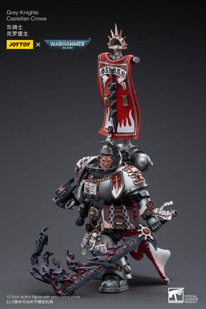Warhammer 40k Actionfigur 1/18 Grey Knights Castellan Crowe 12 cm - Preorder - ETA: 25.10.2026