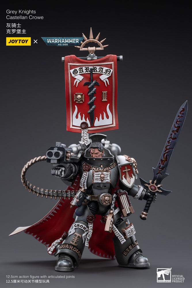 Warhammer 40k Actionfigur 1/18 Grey Knights Castellan Crowe 12 cm - Preorder - ETA: 25.10.2026