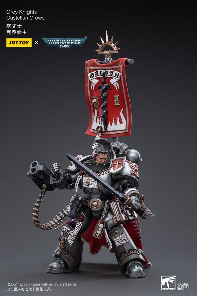 Warhammer 40k Actionfigur 1/18 Grey Knights Castellan Crowe 12 cm - Preorder - ETA: 25.10.2026