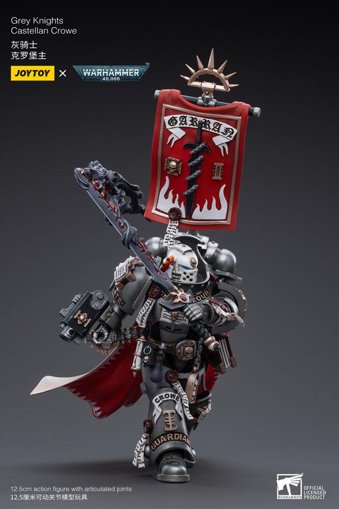 Warhammer 40k Actionfigur 1/18 Grey Knights Castellan Crowe 12 cm - Preorder - ETA: 25.10.2026