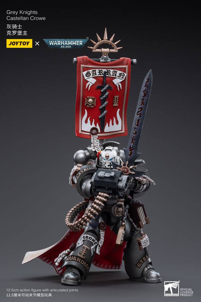 Warhammer 40k Actionfigur 1/18 Grey Knights Castellan Crowe 12 cm - Preorder - ETA: 25.10.2026