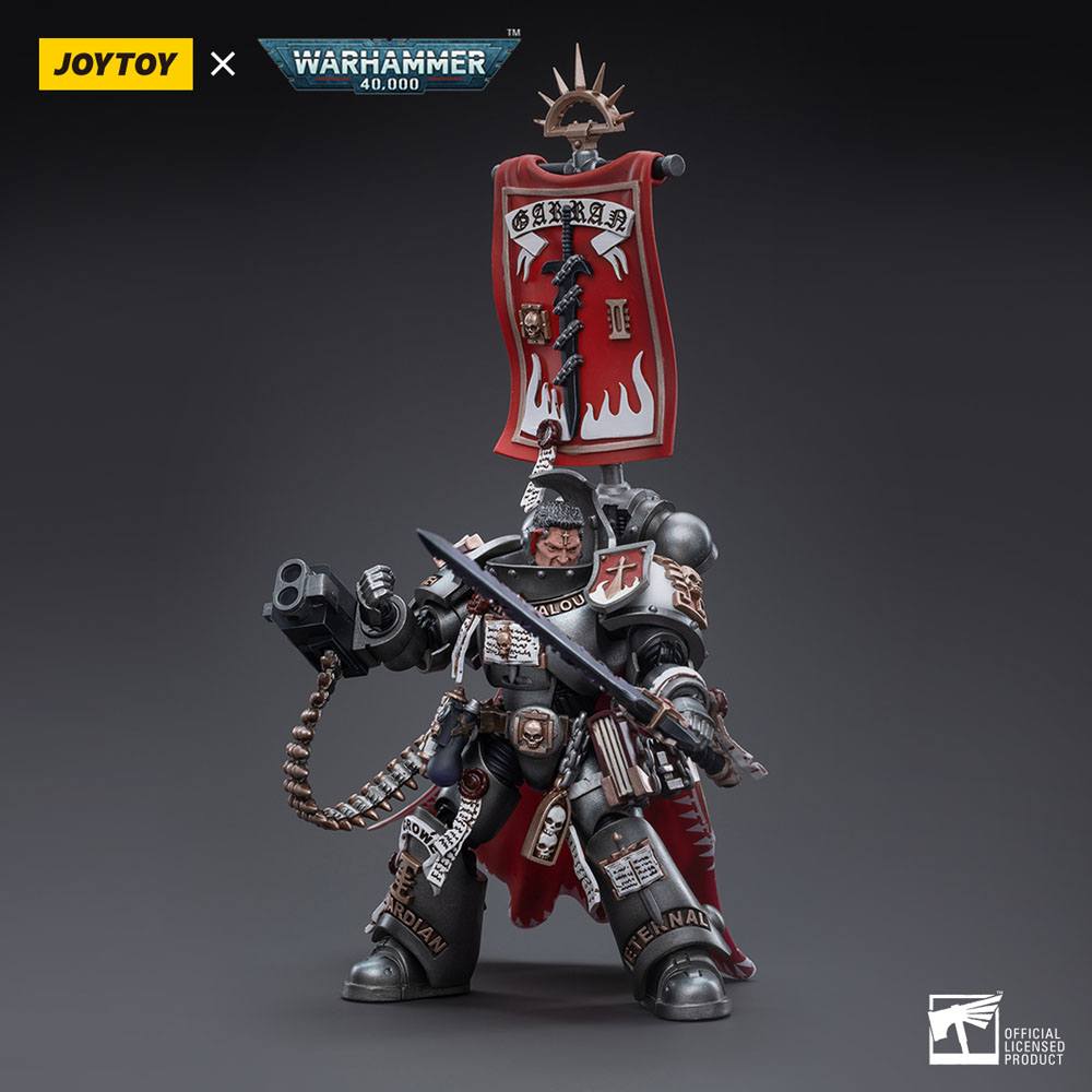 Warhammer 40k Actionfigur 1/18 Grey Knights Castellan Crowe 12 cm - Preorder - ETA: 25.10.2026