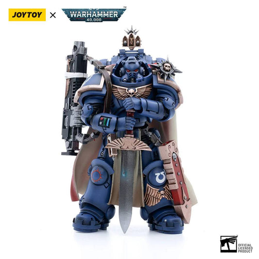 Warhammer 40k Actionfigur 1/18 Ultramarines Captain with Master-Crafted Heavy Bolt Rifle 12 cm - Preorder - ETA: 08.09.2025