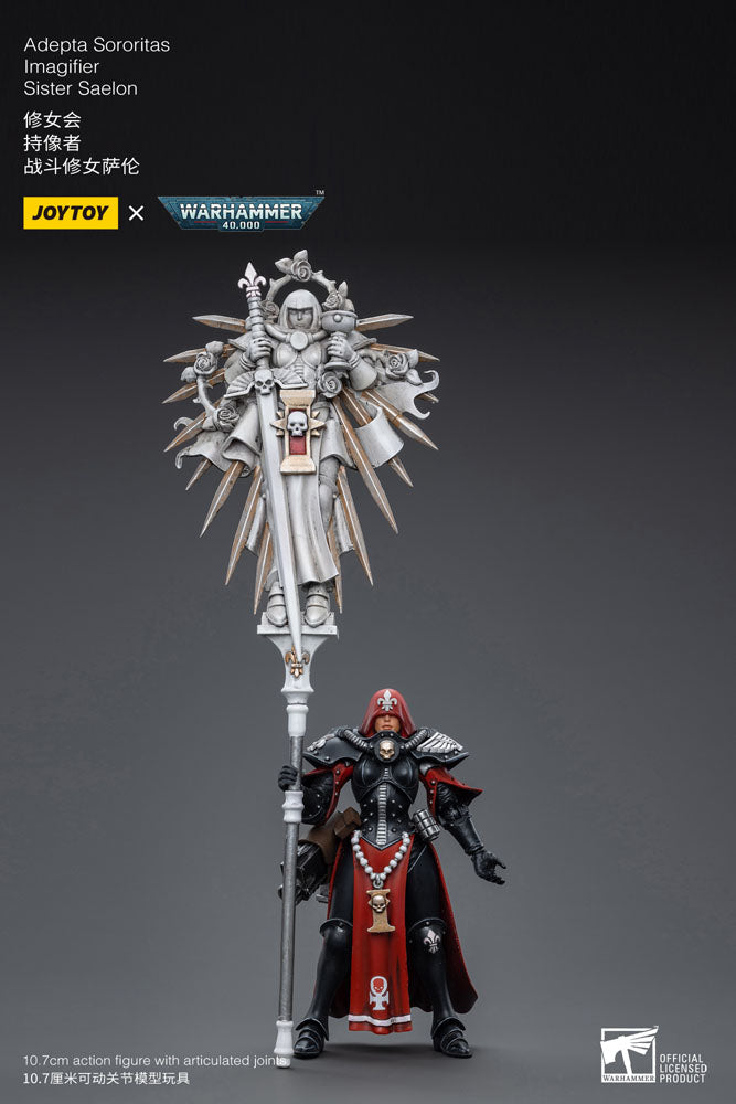 Warhammer 40k Actionfigur 1/18 Adepta Sororitas Battle Sister Sister Saelon 10 cm - Preorder - ETA: 25.11.2026