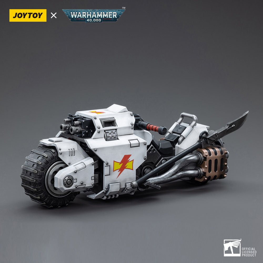 Warhammer 40k Fahrzeug 1/18 White Scars Raider-pattern Combat Bike 22 cm - Preorder - ETA: 10.08.2026