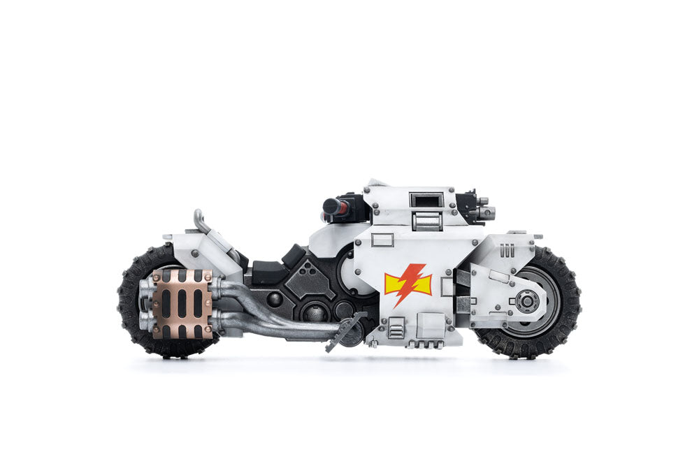 Warhammer 40k Fahrzeug 1/18 White Scars Raider-pattern Combat Bike 22 cm - Preorder - ETA: 10.08.2026