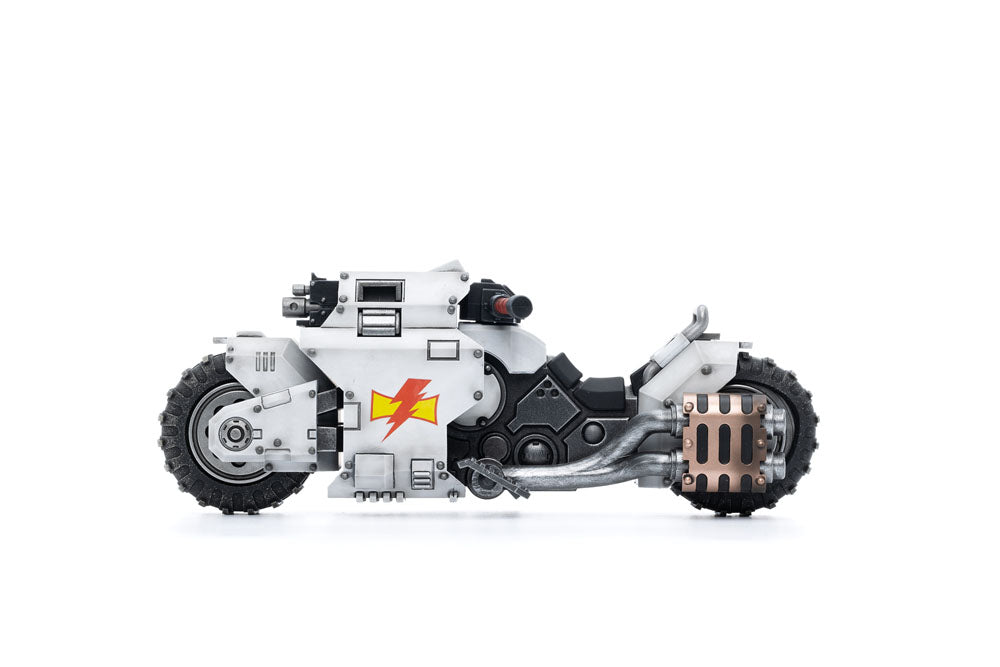Warhammer 40k Fahrzeug 1/18 White Scars Raider-pattern Combat Bike 22 cm - Preorder - ETA: 10.08.2026