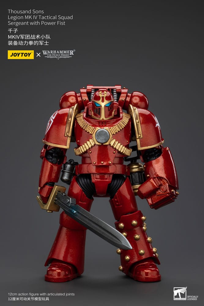 Warhammer The Horus Heresy Actionfigur 1/18 Thousand Sons Legion MK IV Tactical Squad Sergeant with Power Fist 12 cm       - Versand: 5-7 Tage nach Bestellung
