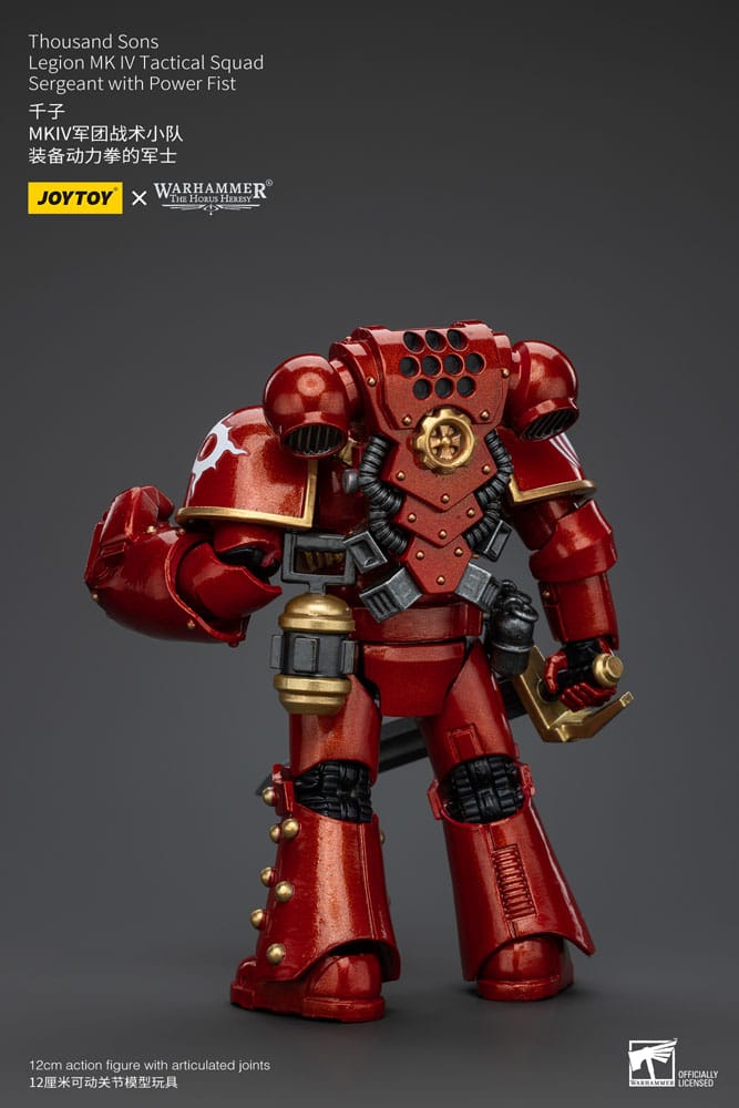 Warhammer The Horus Heresy Actionfigur 1/18 Thousand Sons Legion MK IV Tactical Squad Sergeant with Power Fist 12 cm       - Versand: 5-7 Tage nach Bestellung