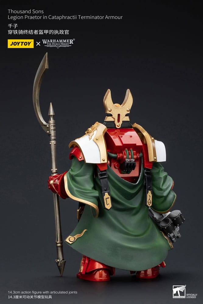 Warhammer The Horus Heresy Actionfigur 1/18 Thousand sons Legion Praetor in Cataphractii Terminator Armour 12 cm    - Preorder - ETA: 30.12.2025